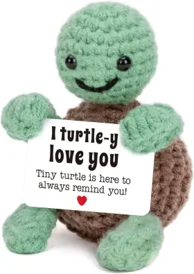 4thfarmes-t09 4thfarmes Mini Funny Turtle Gifts For Her Him Christmas Wife Husband Girlfriend