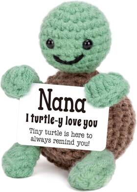 4thfarmes 4thfarmes-t15 Mini Funny Turtle Nana Gifts From Grandkids Christmas Birthday For