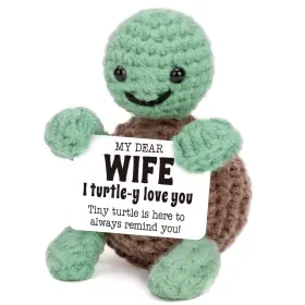 4thfarmes-t16 4thfarmes Mini Funny Turtle Wife Valentines Day Gifts From Small Green And Brown 4thfarmes-t16 4thfarmes Mini Funny Turtle Wife Valentines Day Gifts From Small Green And Brown