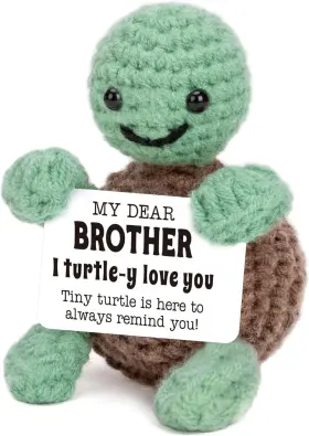 4thfarmes-t18 4thfarmes Mini Funny Turtle Brother Gifts From Sister Christmas Birthday 4thfarmes-t18 4thfarmes Mini Funny Turtle Brother Gifts From Sister Christmas Birthday