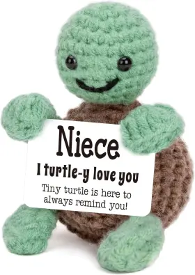 4thfarmes-t21 4thfarmes Mini Funny Turtle Niece Gifts From Auntie Aunt Uncle Christmas Birthday