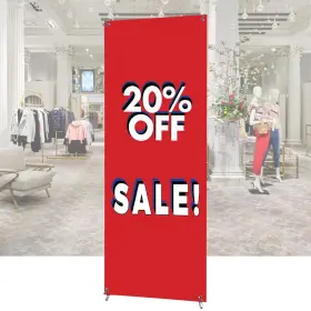 4umedia001 4u Media&displays Premium X Banner Stand Display 24 Inch X72 4 Units With Carrying Bag Only