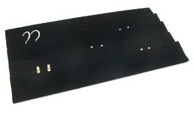 888 Display Usa Inc 750251493914 Earring Tray Black Velvet 45 Pair Travel Insert Pa