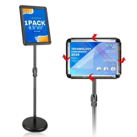 Hy8511 Aceshow Adjustable Sign Holder Stand For Display Pedestal Floor Poster Ho Hy8511 Aceshow Adjustable Sign Holder Stand For Display Pedestal Floor Poster Ho