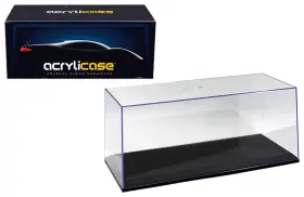 14003 Acrylicase Fba Clear Display Show Case For 1/18 Diecast Car Black Base