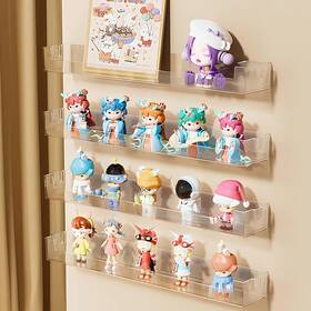 Acududoma Dyw06 Wall-mounted Acrylic Display Case For Funko Pop Floating Shelves Wal
