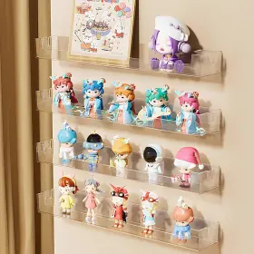 Dyw06 Acududoma Wall-mounted Acrylic Display Case For Funko Pop Floating Shelves Wal