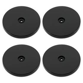 Adyoney Gwuls02-5 4 Pcs Black 5 Inch Acrylic Lazy Susan Rotating Turntable Organizer Bearings -