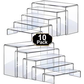 Aheroi 785039239187 Large Acrylic Risers 10 Pcs 2 Set 7 Inch L 8 9 Riser D