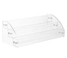 Hoy22273 Alnicov Sunglass Nail Polish Show Holder Acrylic Clear 3 Tiers Transparent