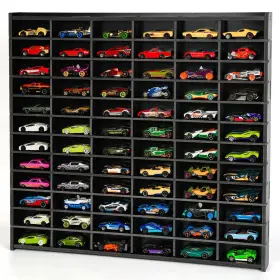 Arkiya 774196594499 Toy Car Storage Display Case 72 Slots Model Shelf For 1/64 Scale