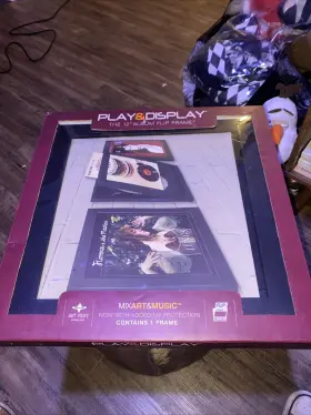 06403217 Art Vinyl Play And Display 12 Inch Album Flip Frame With Uv Protection For Records