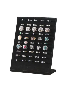 Ixcng0012 Ausalivan Ring Board Display Stand Velvet Jewelry Earring Organizer Holder For Selling