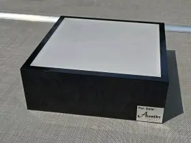 Sp0382 Austin Pedestals Black 11 Inch X 4 Lighted Display Base Retail Light Fixture