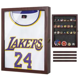 Xk24198cp Aw Bridal 13x17 Large Jersey Frame Display Case Shadow Box With Slot For Graduat