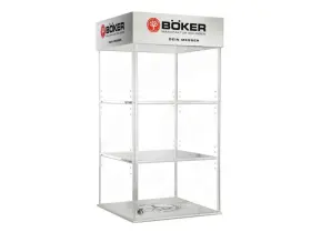 099935 B Ker Boker Counter Top Display Case Acrylic Knife Showcase Frame Clear