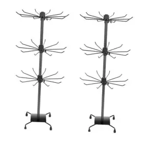 Rikxkkd-11102 Bahforam 3 Tier Spinner Display Rack Retail Stand Metal Rotating