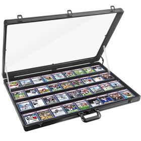Baleepa Cdc001 Card Display Case For Cards Aluminum Glass Trade Show Large Port