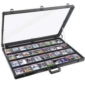 Cdc001 Baleepa Card Display Case For Cards Aluminum Glass Trade Show Large Port