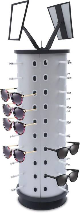 Bananun 800689634431 40 Pairs Rotating Glasses 360 Counter Top Sunglasses Display Rack