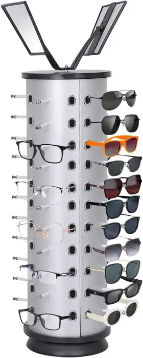 Bananun 800689634738 44pairs Rotating Glasses 360 Counter Top Sunglasses Display Rack Round