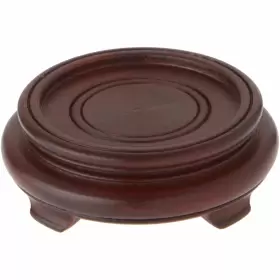 Bards 783751002652 Dark Wood Decorative Base 1.25 Inch H X 3.5 W D 2.5 Display Diameter