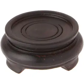 Bb66-0002-6 Bards Dark Wood Decorative Base 1.25 Inch H X 2.875 W D Pack Of 6