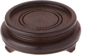Bards Bb66-0002a-2 Dark Wood Decorative Base 1.125 Inch H X 2.875 W D Brown