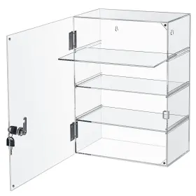 Sij-barydat-2465 Barydat Acrylic Display Case With Lock Key Countertop Clear Show