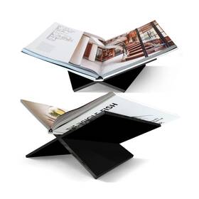 Baseline Igr 065008931416 Large Black Acrylic Book Stand 12.5 Inch X 9.5 5.5 H... Fas