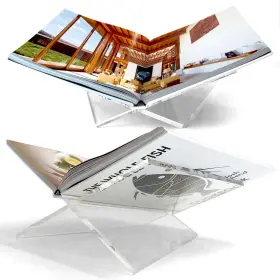 Baseline Igr 065008931478 Large Clear Acrylic Book Stand 12.5 Inch X 9.5 5.5 Holder