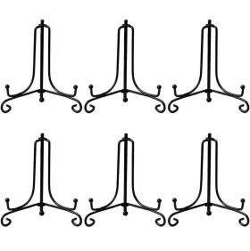 Betterjonny 750319032475 6 Pack 8 Inch Iron Display Stand Upgraded Anti-slip Plate St