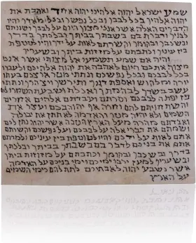 Biblical World 600137331154 Kosher Mezuzah Scroll. Klaf Mezuza Parchment 100% Black