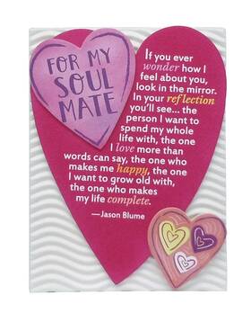 Blue Mountain Arts Min210 Love Magnet With Easel 4.9 X 3.6 Inches For My Soul Mate
