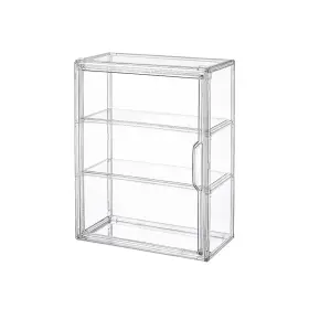 868-a Bohoidee 3 Tiers Clear Display Case For Figures Acrylic Storage Organizers Box With M