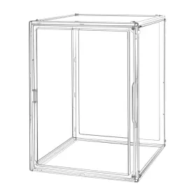 Bi-hdc-1pc Bohoidee 2x-large 15.7 Inch X11.8 X9.8 Acrylic Display Case Clear Organizer Box Plastic H