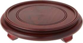 Brand 313084990977 Dark Wood Decorative Base 2.125 Inch H X 10 W D 8 Display Diameter
