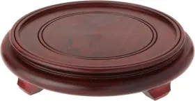 Brand 313084990977 Dark Wood Decorative Base 2.125 Inch H X 10 W D 8 Display Diameter