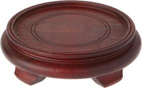 Brand Bb66-0005 Dark Wood Decorative Base 1.875 Inch H X 6.25 W D 5 Display Diameter