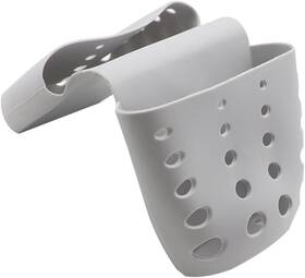 Brand Nuzamas Spong-holder-grey-2 2 Pcs Sponge Sink Holder Double Side Hanging Storage Basket Silicone Gadget