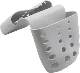 Spong-holder-grey-2 Brand Nuzamas 2 Pcs Sponge Sink Holder Double Side Hanging Storage Basket Silicone Gadget