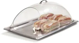 Psd21eh07 Carlisle Foodservice Products Clear 21.25 Inch End Cut Display Cover