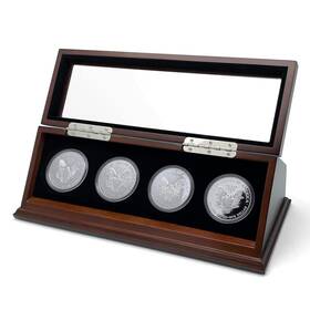 Chez Monett Fa-coin-15 Challenge Coin Display Case 1.5-1.75 Inch 38-44.5 Mm Holder 1 Slot Waln