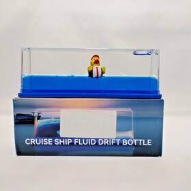 Chilifuli 12365 Unsinkable Rubber Duck Fun Toys Enthusiasts Acrylic Paperweight - Liquid Wave