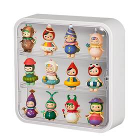 Chistepper 727370932334 Clear Display Case For Figures Wall-mounted Doll Storage Box Cabinet Organiz