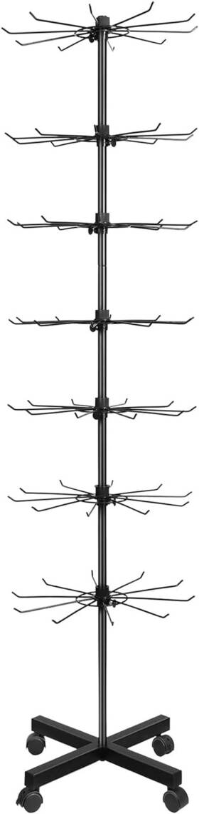 Chunful 313083294229 Retail Display Stand 7 Tier Spinner Rack Hats Jewelry Keychain Craft Sh