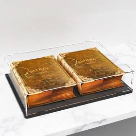 Coceanv R-382775 Acrylic Display Case Book Stamp Or Coin Collection