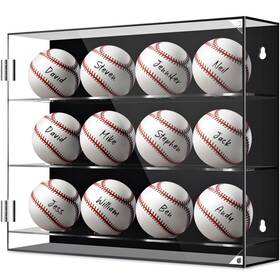 Colingmill Jyi-colingmill-0822 Acrylic Baseball Display Case Wall Mounted Holder Shadow Box Clear Ba