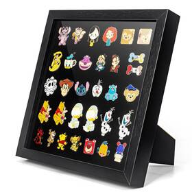 Collecthall Chmlk08 11x11 Enamel Pin Display Frame Collection Shadow Box Desktop And Wall D