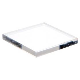 Collecting Warehouse 840003115130 Clear Acrylic Square Polished Edge Display Base 2 Inch W X D 0.25 1